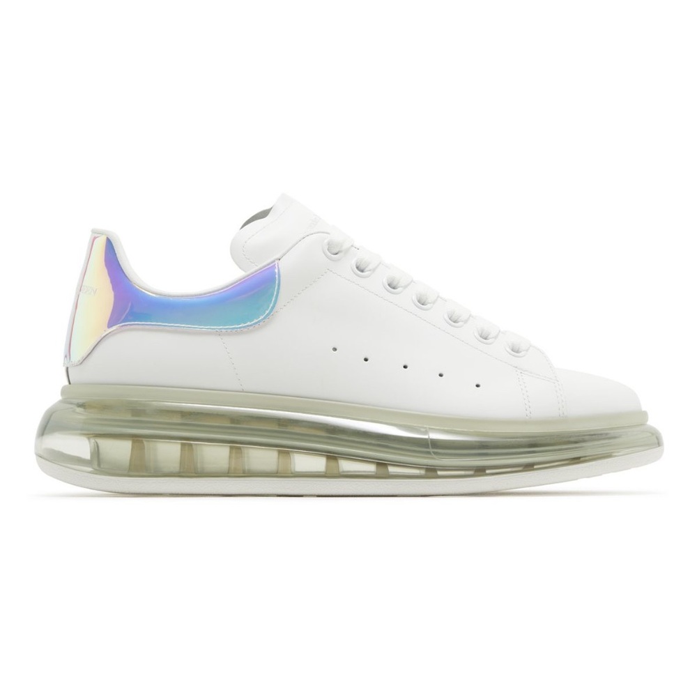 Alexander McQueen Oversized Sneakers Clear Iridescent White Men’s EU 40/US 7